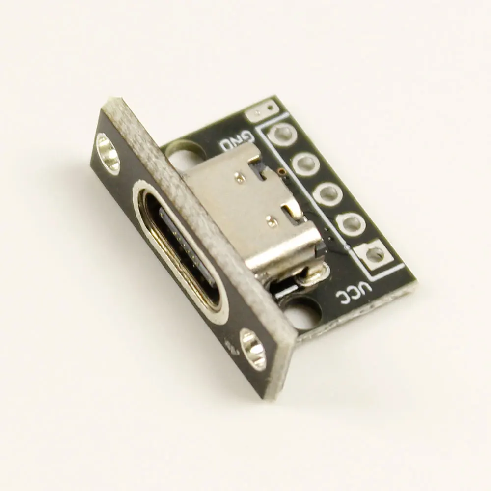Tipo C con placa fija, doble cara, inserción hacia adelante y hacia atrás, USB C 3,1, cabeza hembra, placa de prueba, placa PCB, base de soldadura - imagen 2