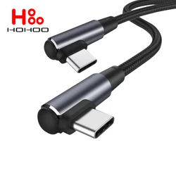 Cable USB-C PD angular para iPhone, Xiaomi y Huawei