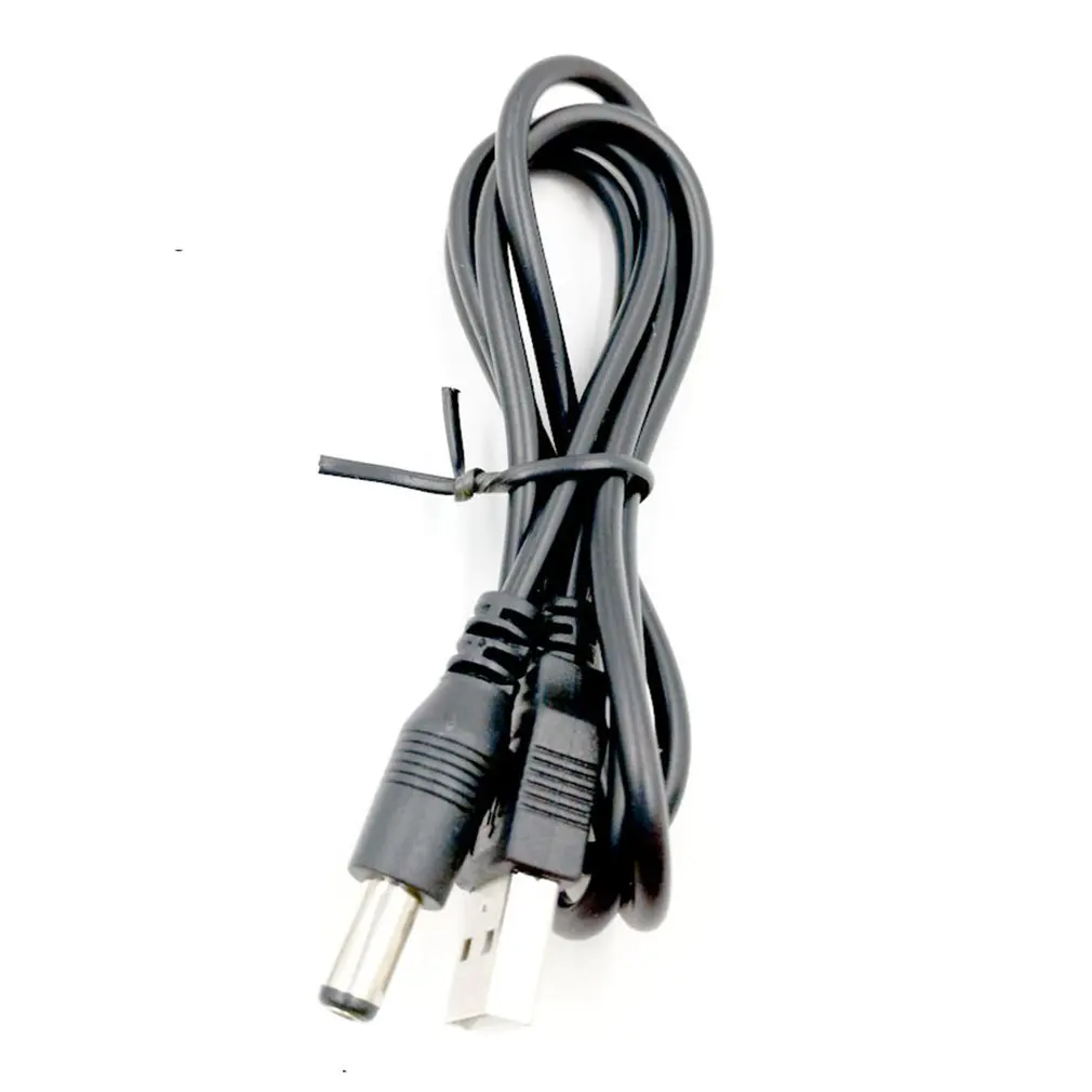 Adaptador de Cable de alimentación de CC, enchufe USB de 5,5x2,1/5,5x2,5 Para enrutador de cámara, tira de luz Led, línea de Cable de 0,8 m - imagen 2
