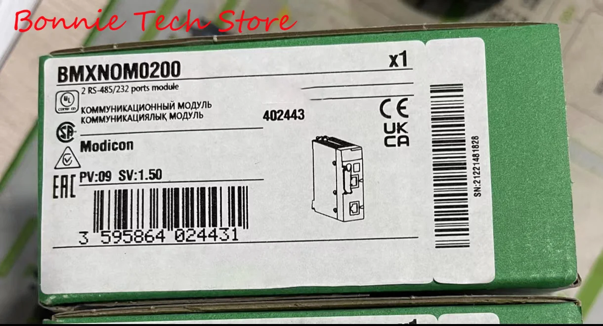 BMXNOM0200 para módulo de enlace serie Schneider con 2 puertos RS-485/232 en modo Modbus y caracteres - imagen 2
