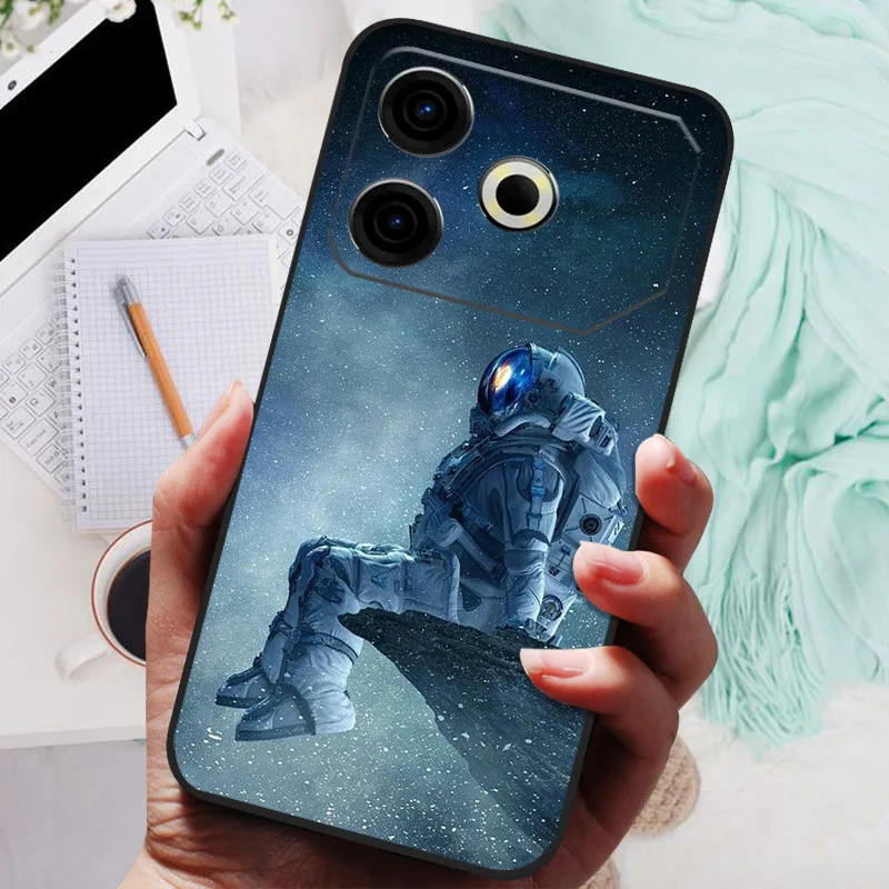 Para Tecno Pova 6 Neo funda Pova6 Neo funda trasera de silicona de lujo para teléfono Tecno Pova 6 Neo fundas Pova 6Neo carcasa protectora Capas - imagen 2