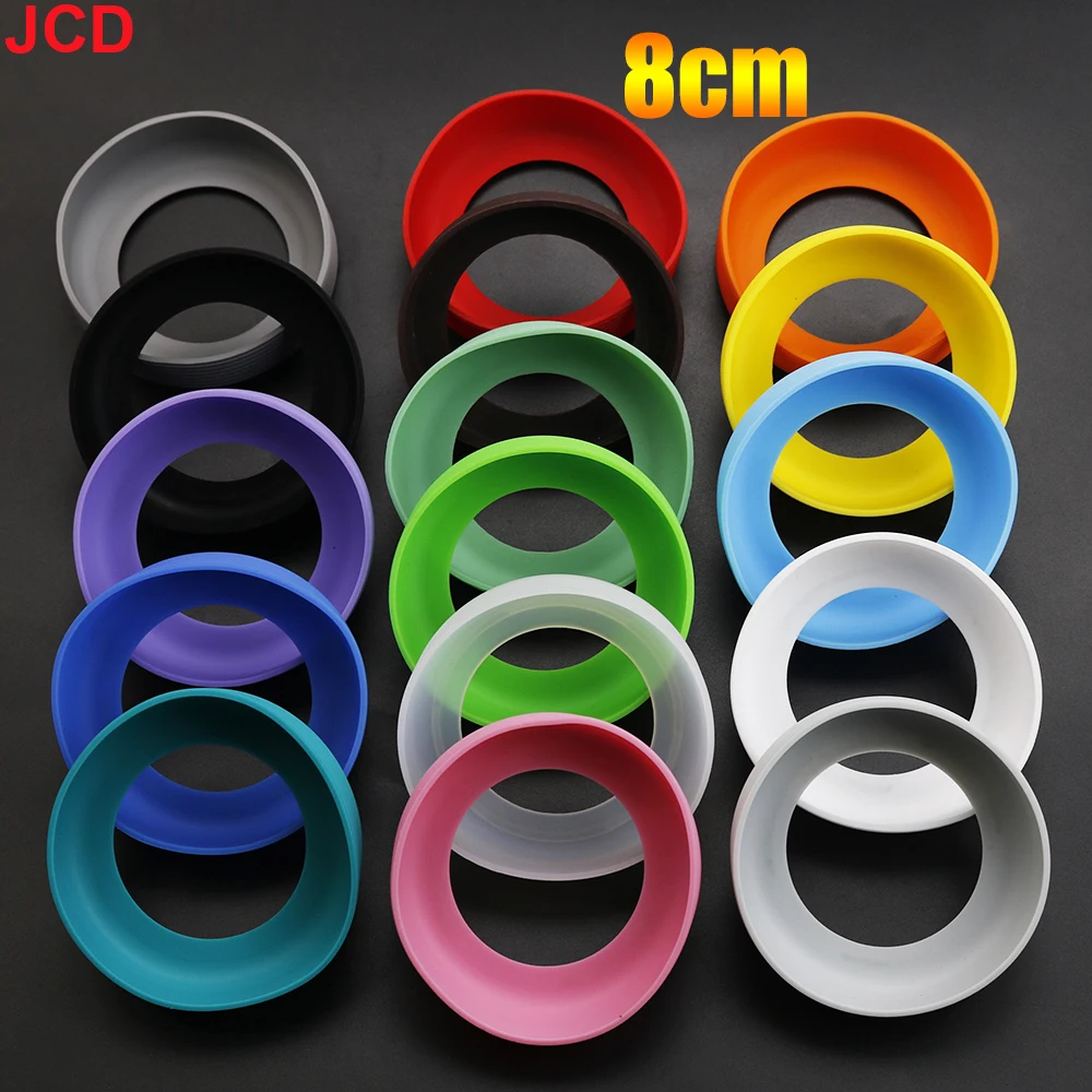 1pcs 8cm Threaded Silicone Cup Bottom Cover Wear Resistant Bottom Sleeve Wear-resistant Water Bottle Protective Case Accessory