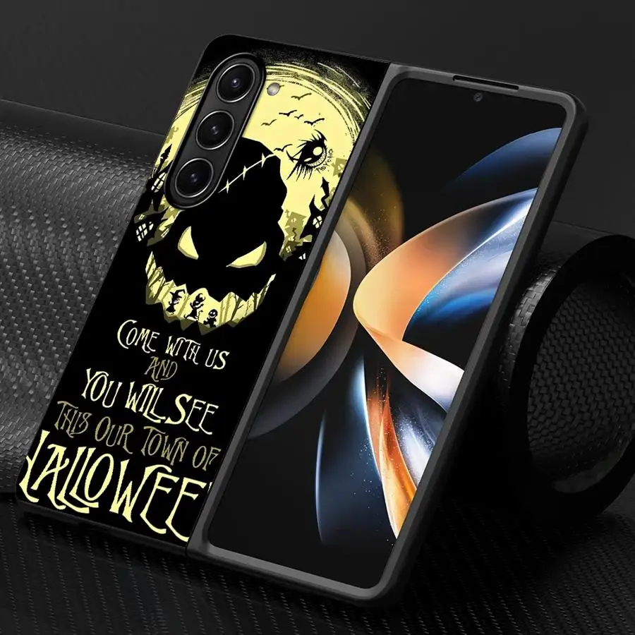Funda trasera de teléfono para Samsung Galaxy Z Fold 7 6 5 4 3 ZFold7 ZFold4 ZFold5 ZFold3 ZFold6 Disneys Jack Skellington - imagen 4
