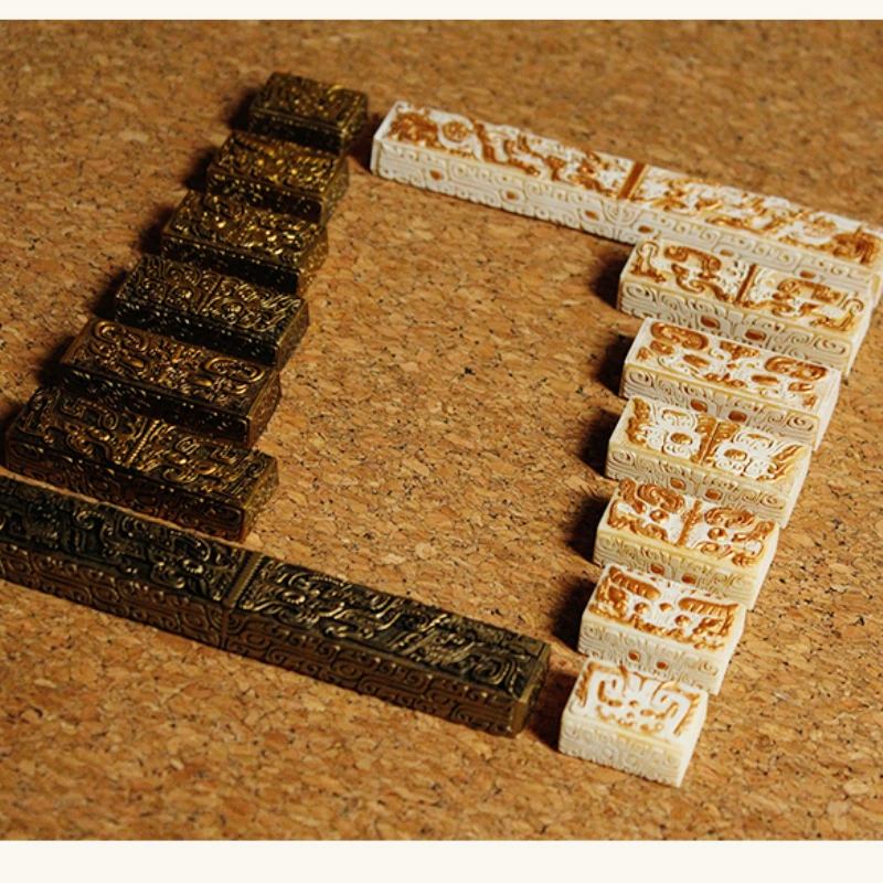 Tapa artesanal con tema de dragón, accesorio de resina, 1.25U, 2U, 2.5U, 6.25U, personalizado, estilo Retro chino, para teclado mecánico - imagen 5