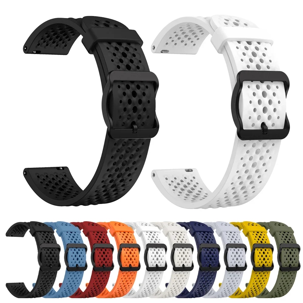 Correa deportiva de silicona de 22mm para Redmi Watch 5, pulsera activa para Xiaomi S4 S1 Pro Redmi Watch 5 Lite, accesorios de pulsera
