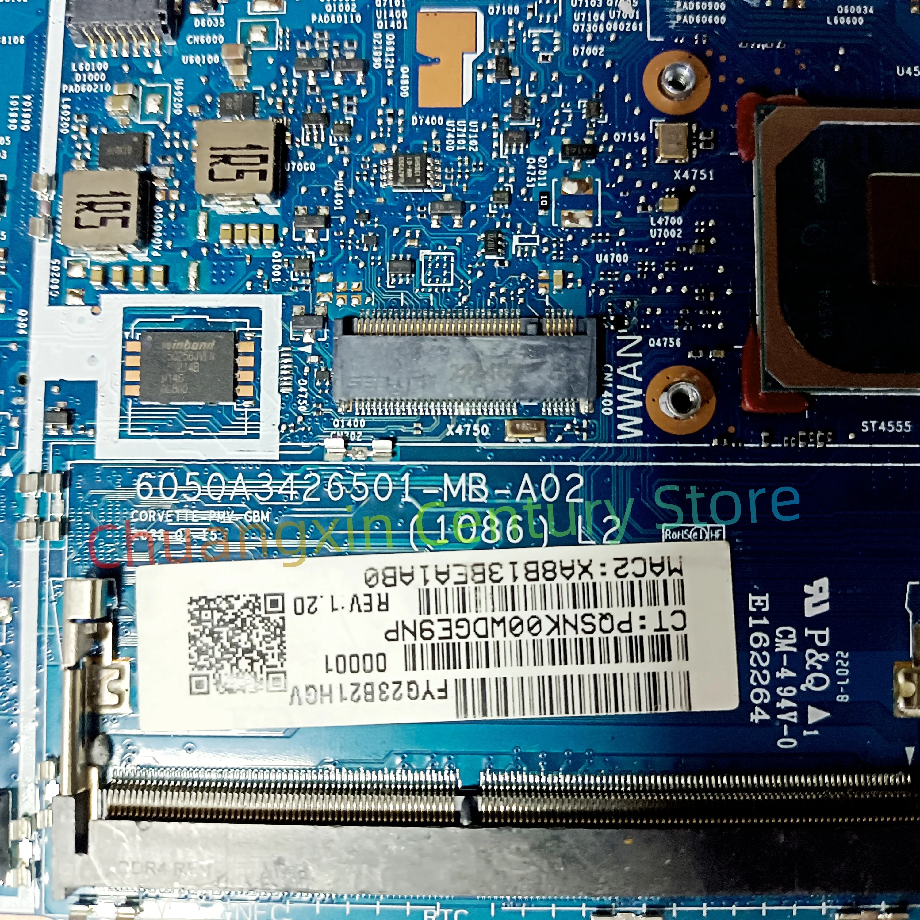 Placa base 6050A3426501-MB-A02 para portátil HP EliteBook 830 840 G8 con CPU: I5 I7-11TH 100% probado con éxito - imagen 5