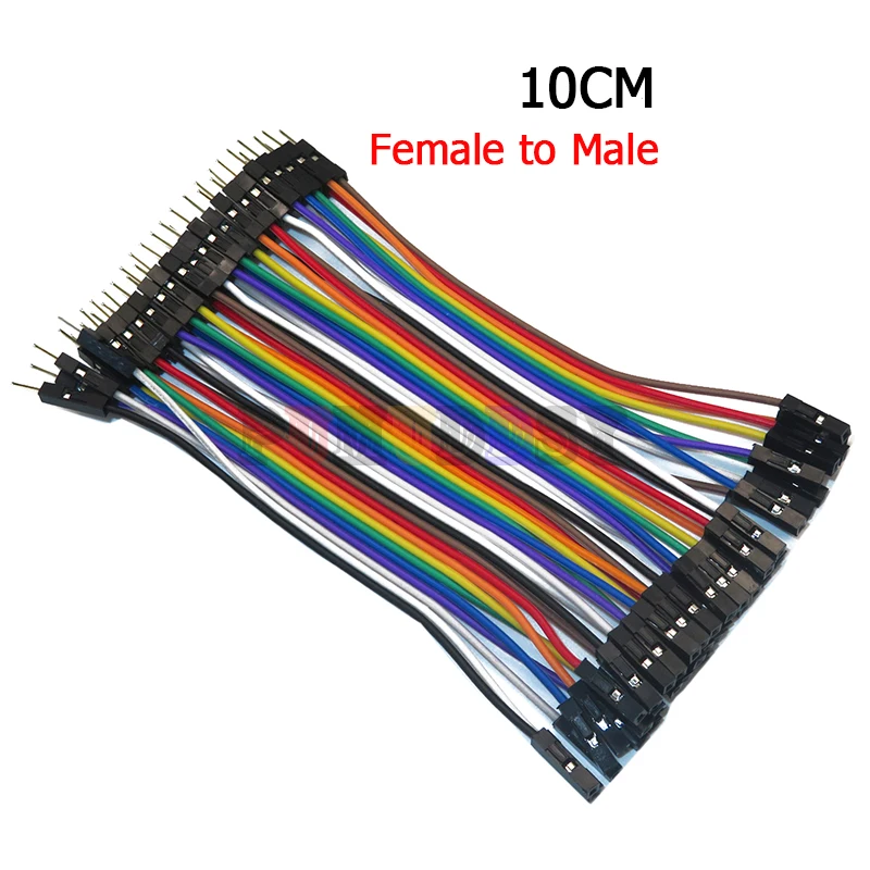 Dupont Line-Cable de puente para Arduino, 40 ~ 120 piezas, 40 Pines, 10CM, macho a macho + macho a hembra y hembra a hembra - imagen 3