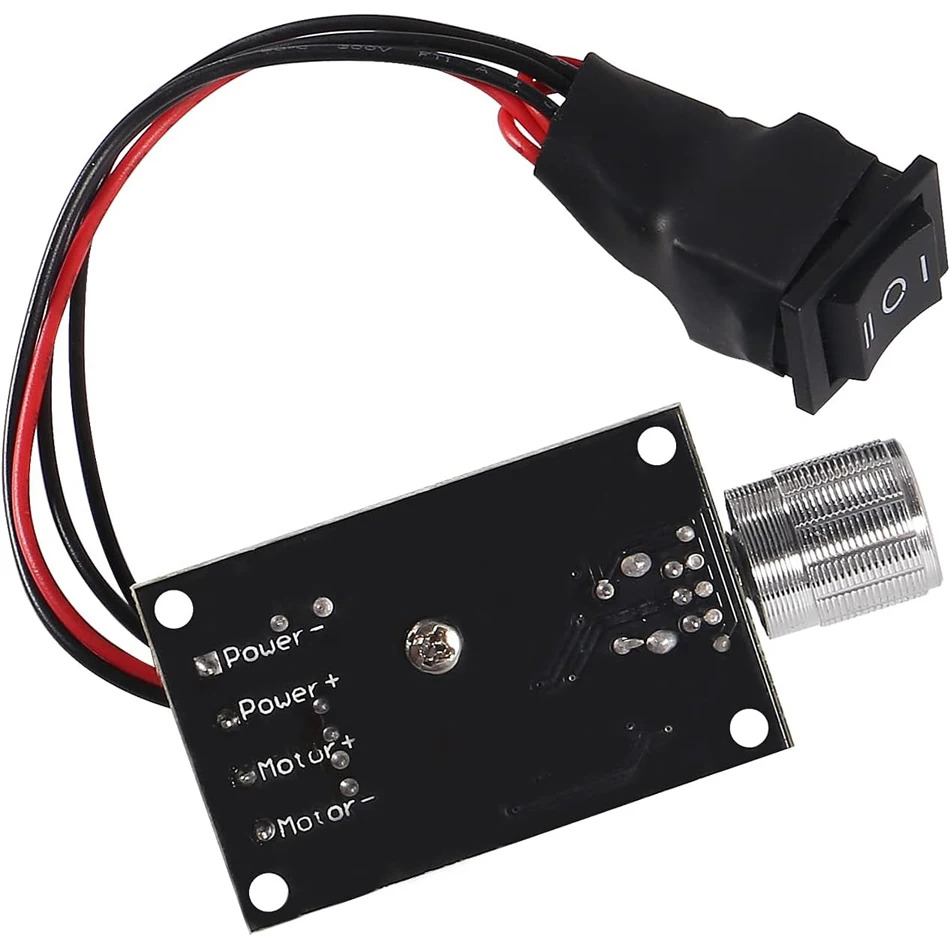 Paquete de 2 6V 12V 24V 28V 3A 80W 1203BB controlador de velocidad del Motor de CC velocidad PWM interruptor de controlador de Motor Reversible ajustable marcha atrás - imagen 5