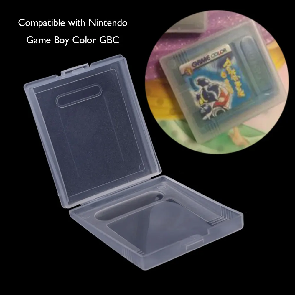VIKEFON, 5 uds., fundas de plástico para cartuchos de tarjetas de juego, caja protectora para cartuchos de juego, caja para tarjetas de juego para Nintendo Game Boy Color GBC - imagen 5