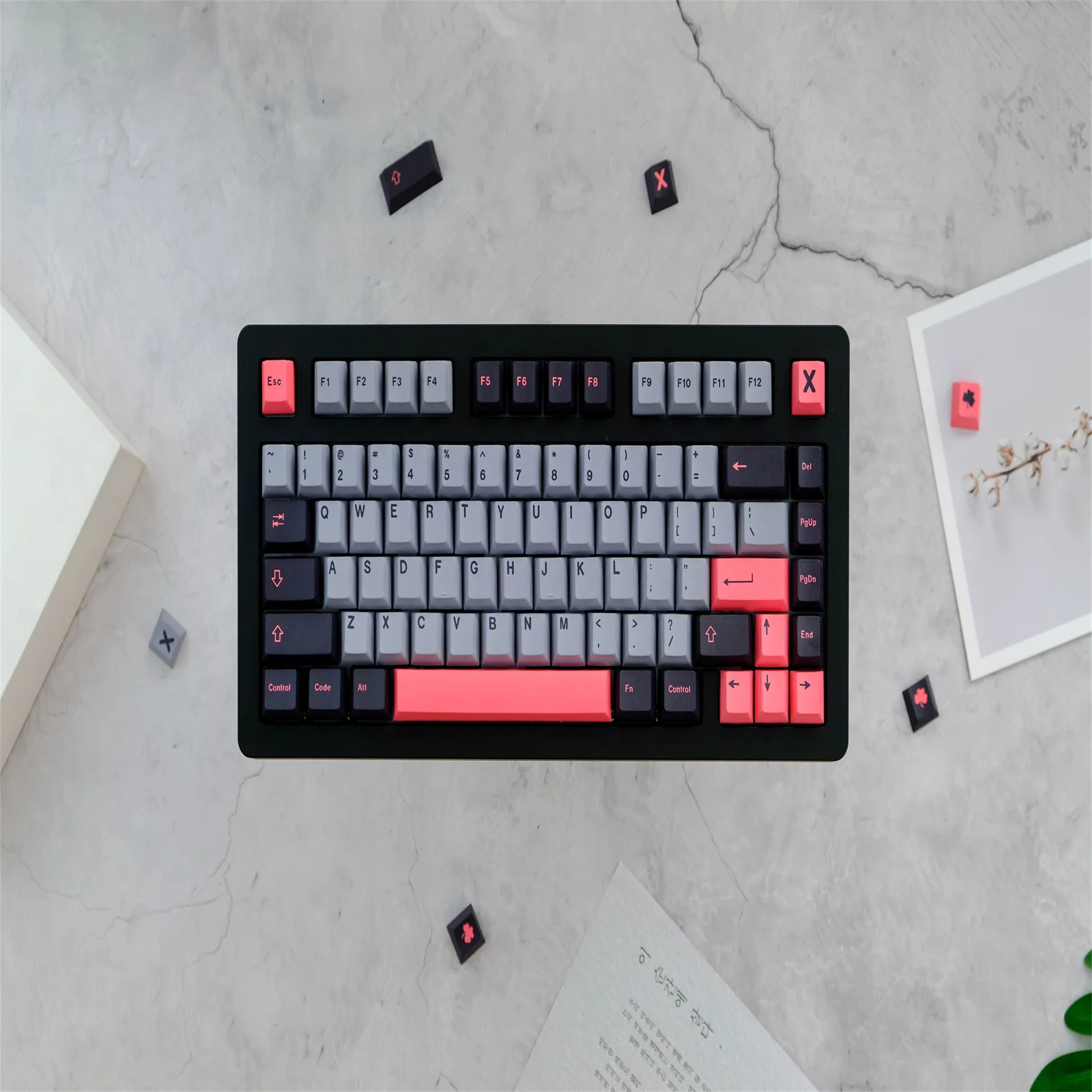 GMK 8008 teclas 129 teclas Material PBT perfil Cherry para teclado mecánico Cherry MX Switch 61/64/68/75/84/87/98/104