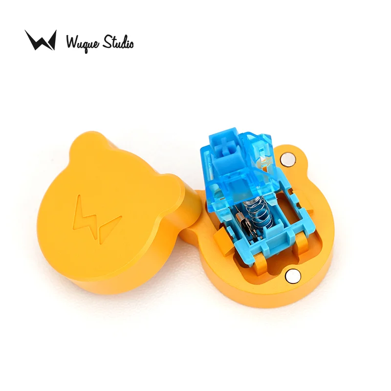 WuqueStudio Mini abridor de interruptor de oso magnético de aluminio para teclado mecánico Cherry Mx Kailh - imagen 3