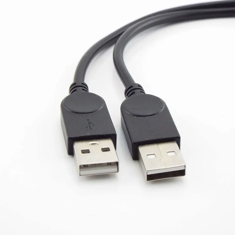 1/2/5 Uds USB 2,0 A macho A hembra doble divisor DC Cable de extensión de fuente de alimentación sincronización de datos de súper velocidad cableado Orbital de carga B6 - imagen 2