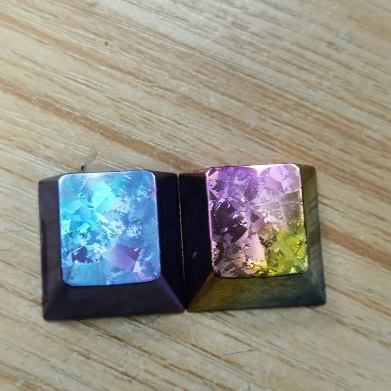 Teclas de Metal de aleación de titanio ESC 1U/2.25U, teclas personalizadas de Metal de cereza, teclas personalizadas para regalos de teclado mecánico MX - imagen 2