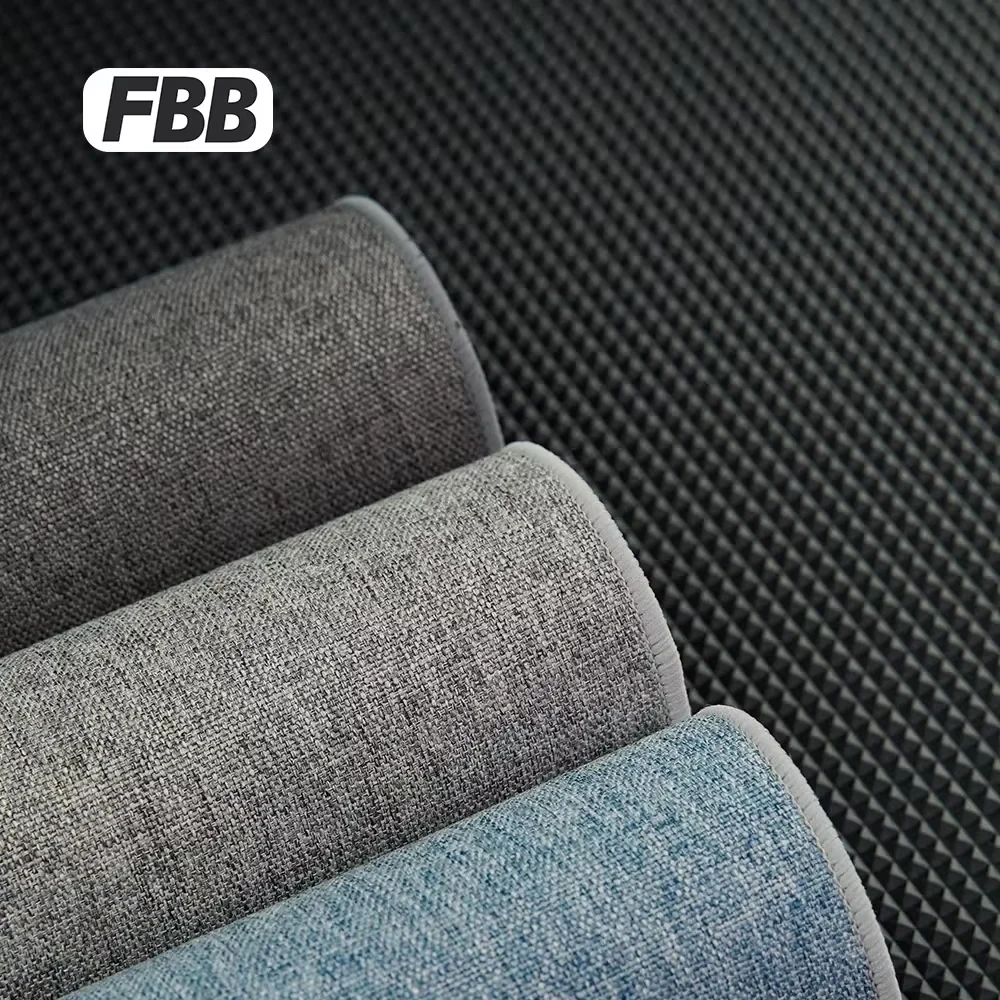 Alfombrilla de ratón de lino FBB, gran espesamiento, absorción de impacto, antideslizante, 4mm, alfombrilla de ratón para juegos de deportes electrónicos, alfombrilla de escritorio duradera, Pc Gamer personalizada