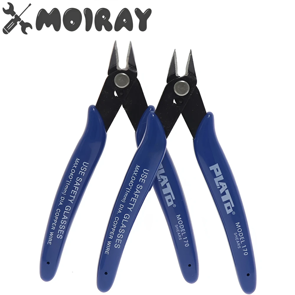1/2 Uds PLATO 170 Wishful abrazadera DIY alicates diagonales electrónicos pinzas de corte lateral cortador de alambre piezas de impresora 3D herramientas de mano mandíbula