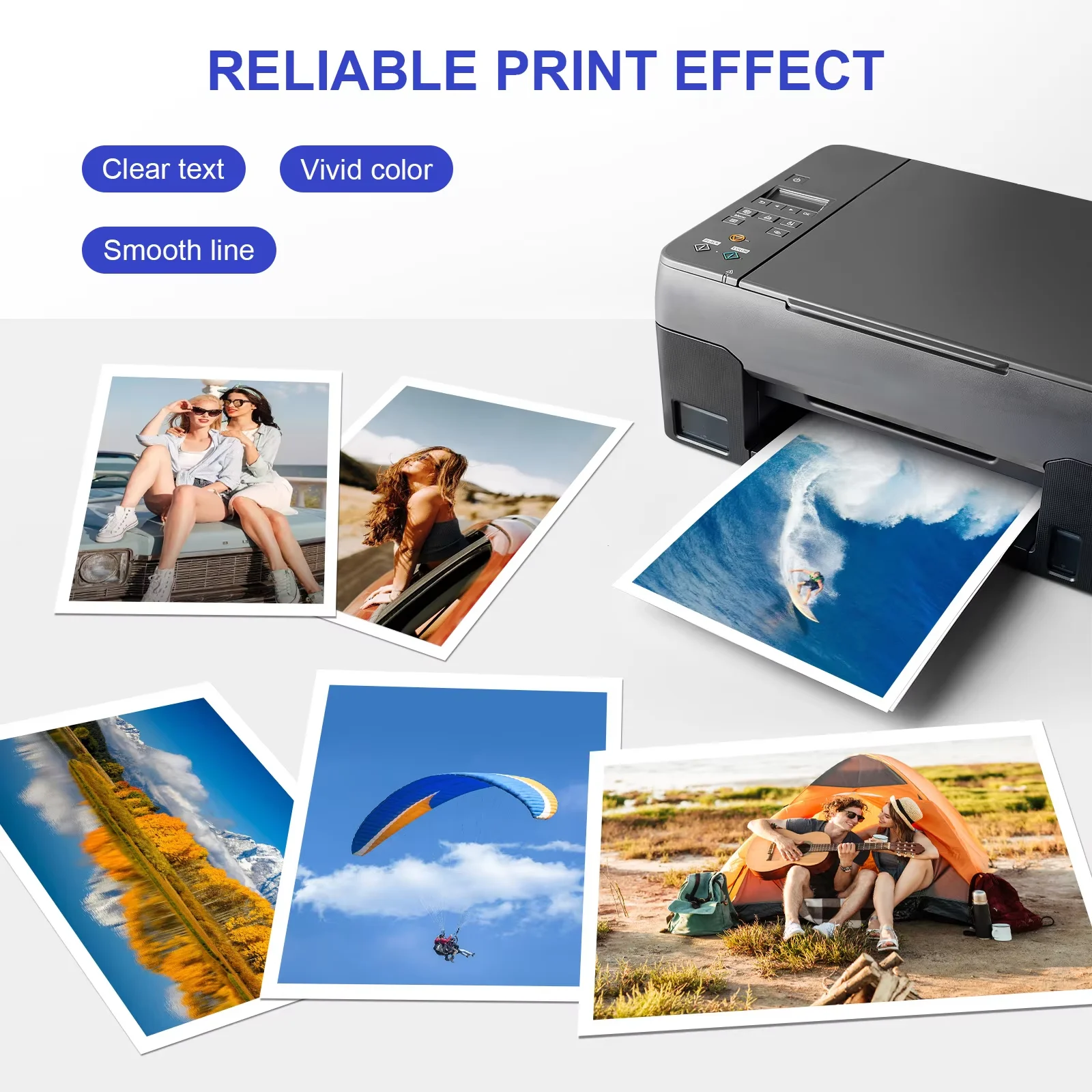 Cartucho de tinta de repuesto ROYEK 653XL para impresora HP 653 HP653 XL Compatible DeskJet Ink Advantage 1275 2374 2375 6075 6475 - imagen 4