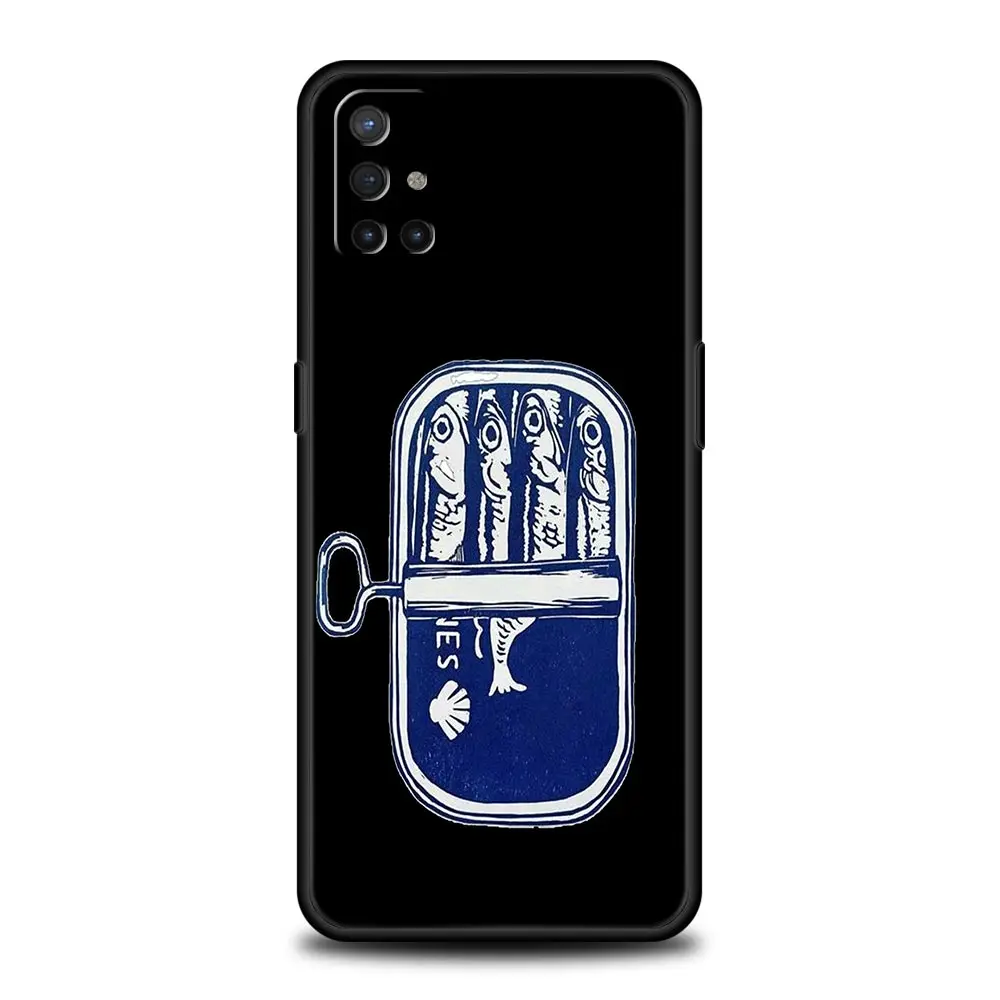 Funda de teléfono enlatada de sardinas para OnePlus 13 12 11 10 9 8 7T Pro 13R 12R 10R 9RT 8T Nord N200 N30 2T CE 2 3 5G Lite, funda suave - imagen 3