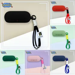 Funda para Sony WF-C700N WF-C510 WF-C500 cordón protector de nailon cubierta suave conchas manga accesorios de correa de cuerda de mano