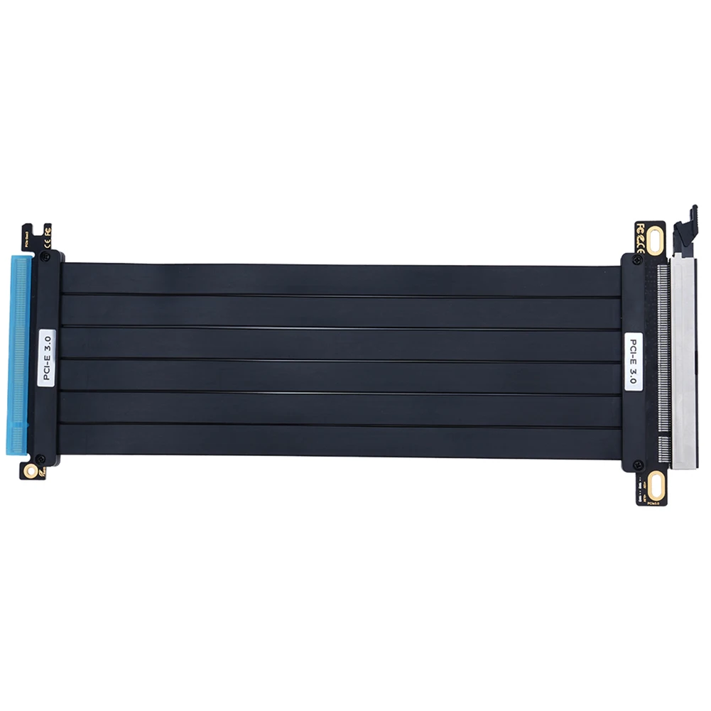 PCIe 3,0 X16 tarjeta extensora Flexible de alta velocidad EMI blindado PCI Express Gen 3 Cable de extensión GPU Cable de extensión de tarjeta gráfica - imagen 5
