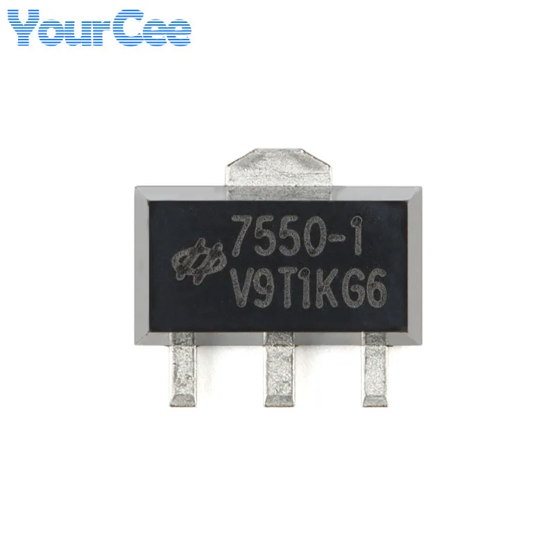 20 piezas/10 unidades HT7550-1 SOT-89 7550-1 HT7550 5,0 V 100mA regulador lineal de baja caída Chip LDO - imagen 2