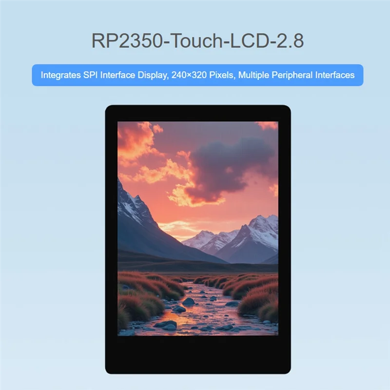 Placa de desarrollo de pantalla RP2350 Placa de desarrollo de pantalla RP2350 de 2,8 pulgadas RP2350-Touch-LCD-2.8 - imagen 4