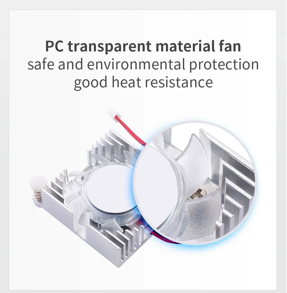 Ventilador de refrigeración de aluminio Orange Pi 5 Plus - imagen 4