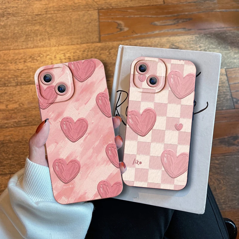 Funda para Samsung Galaxy A22 A 22 4G, carcasa de silicona suave con corazón de amor, para mujeres, niñas y amigos, color rosa - imagen 3