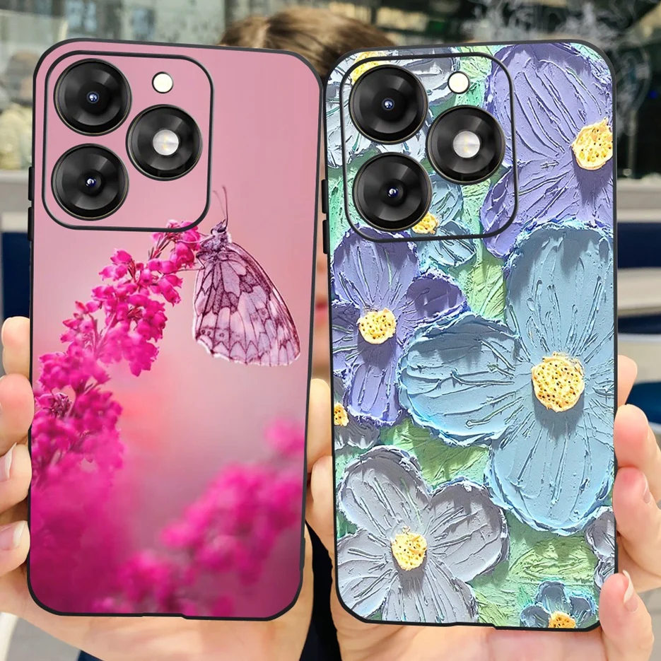 Funda de silicona suave para teléfono, carcasa con dibujos pintados para ITEL A70, A665L, 6,6 pulgadas - imagen 2