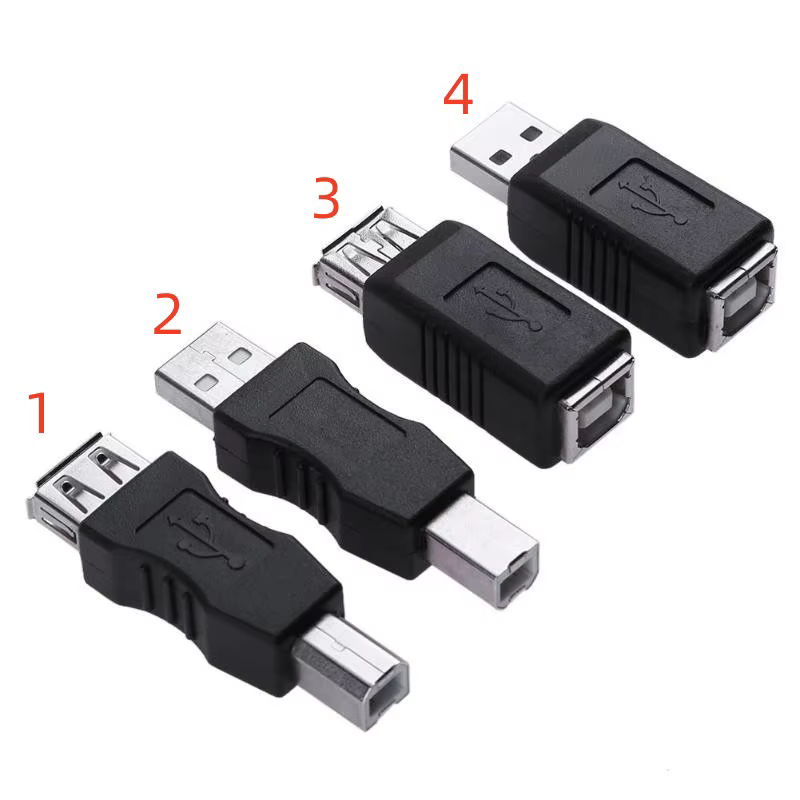 Adaptador USB 2.0 Tipo A Macho a Tipo B Hembra - imagen 3