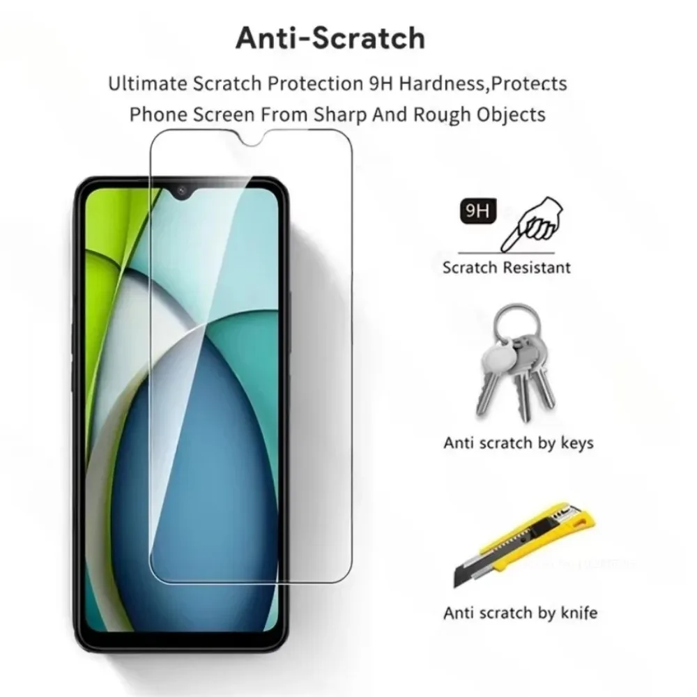 Protector de pantalla de lente de cámara 4 en 1 para Xiaomi Redmi A3x A3 4G, cristal protector Redmy Readmi RedmA3x para RedmiA3 4G, vidrio templado - imagen 4