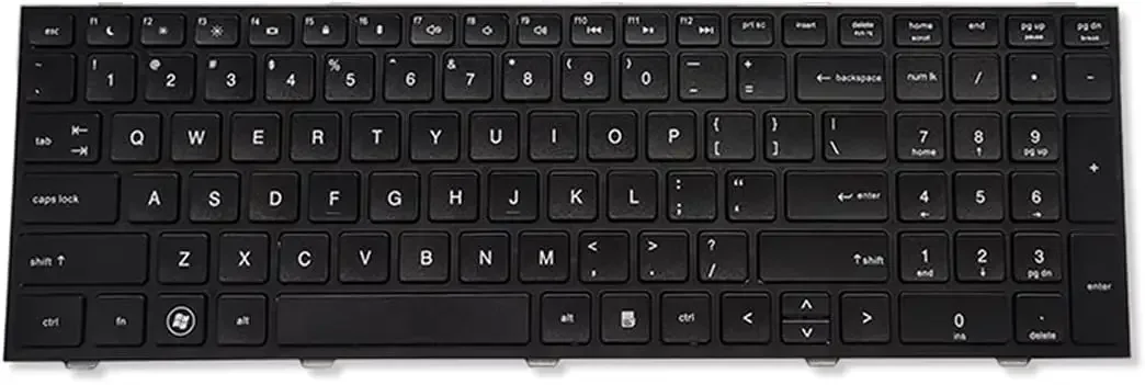 Teclado de diseño estadounidense de repuesto para HP ProBook 4540s 4540 4545s marco negro - imagen 2