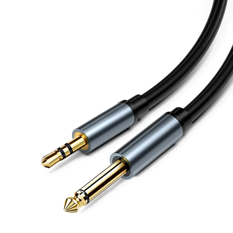 Cable adaptador UTHAI X545 de 3,5mm a 6,5mm, auxiliar AUX macho Mono conector estéreo audio para mezclar, amplificar, CD - imagen 3