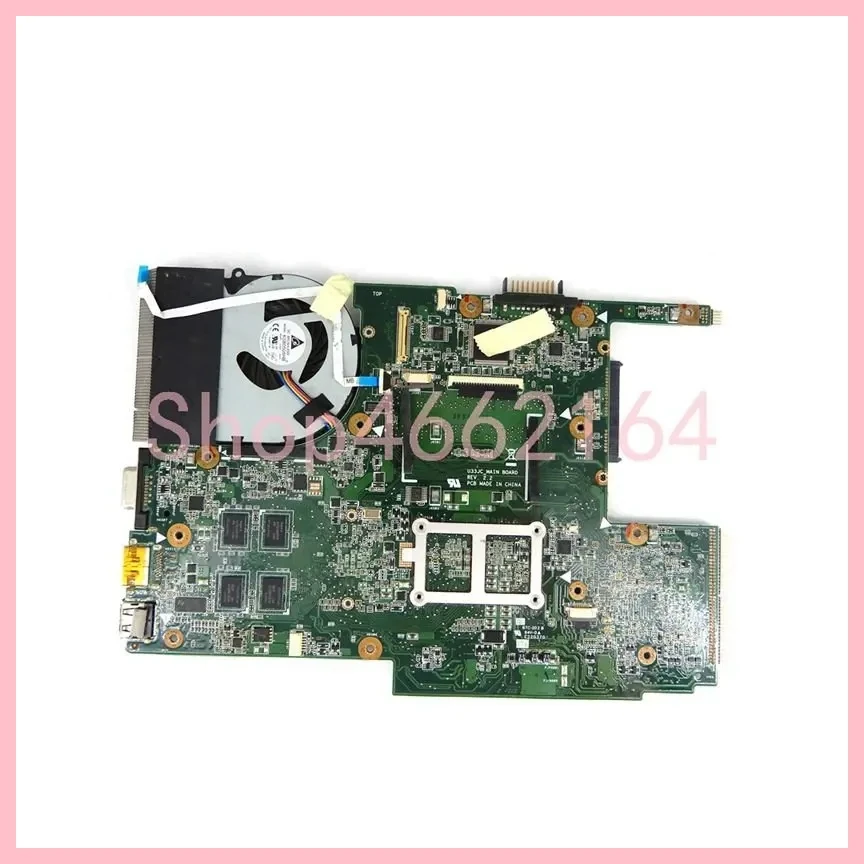 Placa base para portátil U33JC con i5-480M CPU GT310M-1GB GPU para ASUS U33JC U33J placa base para ordenador portátil completamente probada OK - imagen 3
