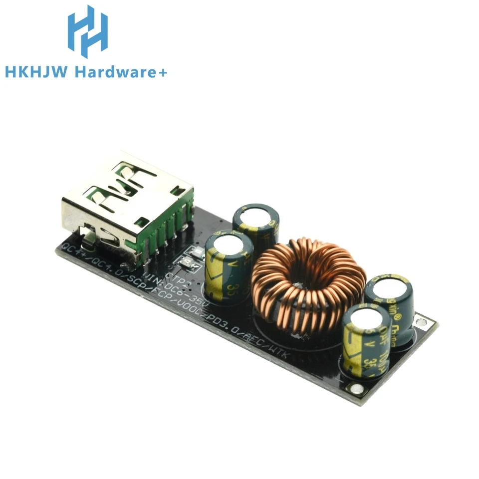 QC4.0 QC3.0 1 2 4 vías USB tipo-c teléfono móvil adaptador de carga rápida 6-35V Step Down Buck Boost Module SW3518 / SW3516 para Huawei - imagen 5