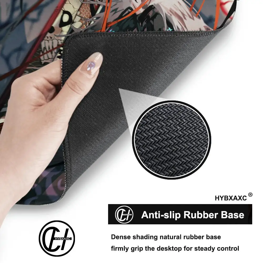 1 alfombrilla de ratón Honkai Star Rail Blade pequeña LockEdge para jugadores, alfombrilla de escritorio para ordenador, juegos de goma antideslizantes rectangulares de 45x40cm - imagen 5