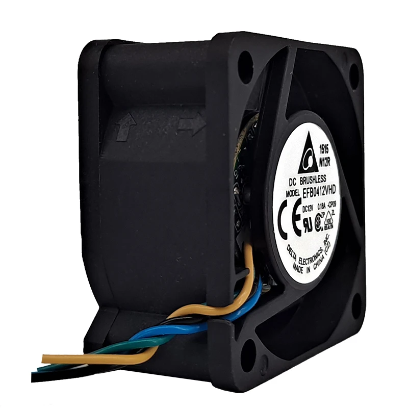 EFB0412VHD CP09 12V 0.18a 9000rpm 4CM 40MM 40x40x20MM delta tres cuatro cables PWM ventilador regulador de velocidad - imagen 2
