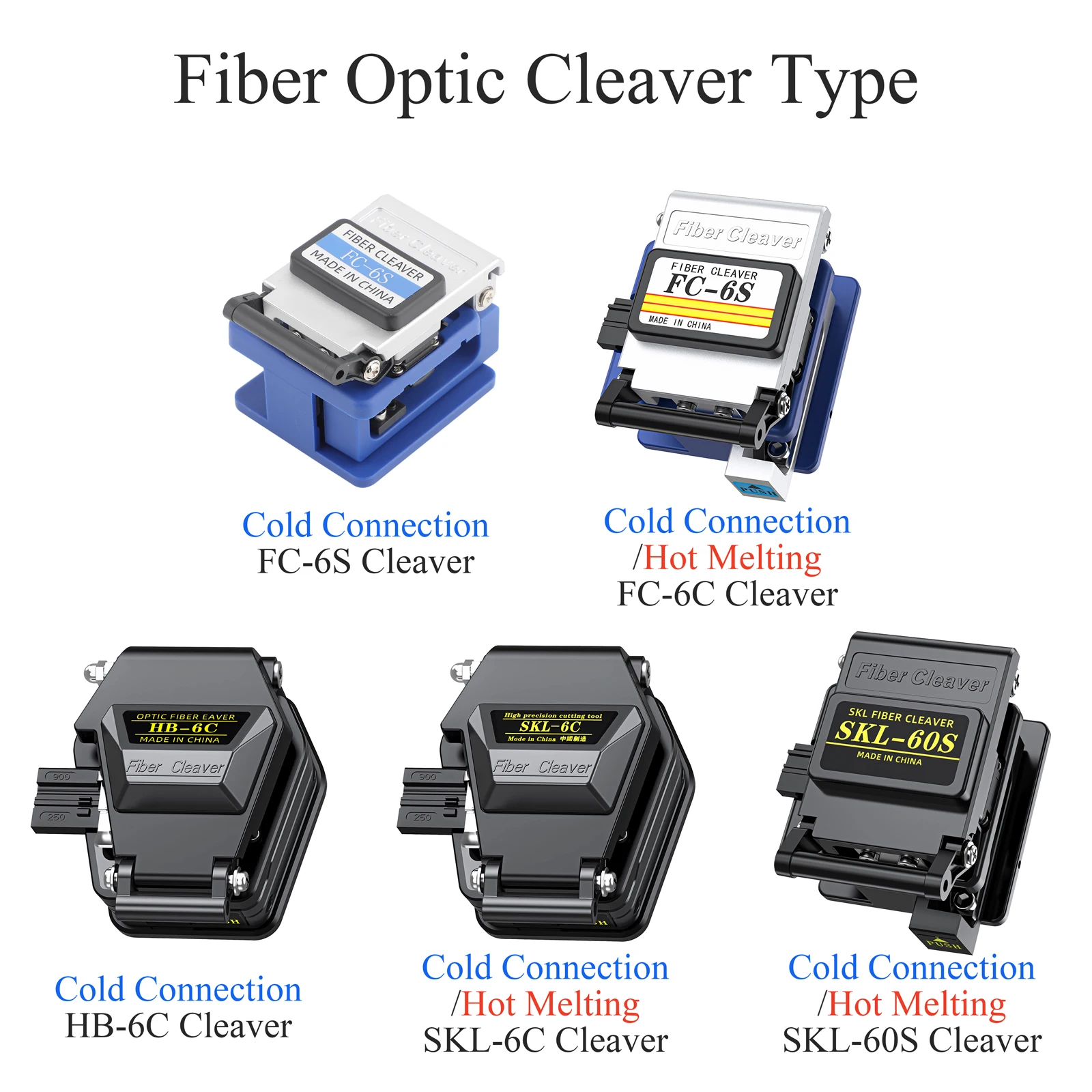 El kit de herramientas de terminación de fibra óptica (9/11 PCS en 1) incluye: cuchilla óptica, medidor de potencia óptica, herramientas de prueba, herramientas de limpieza