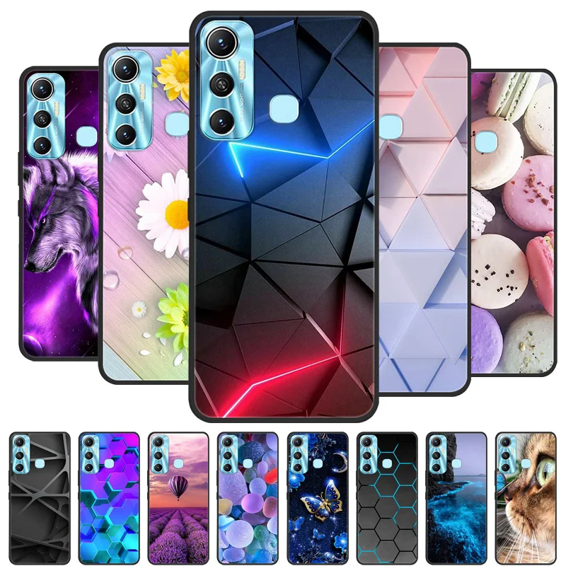 Para Infinix Hot 11 funda trasera de dibujos animados funda de teléfono de silicona para Infinix Hot11 X662 Fundas para Infinix Hot 11 funda suave
