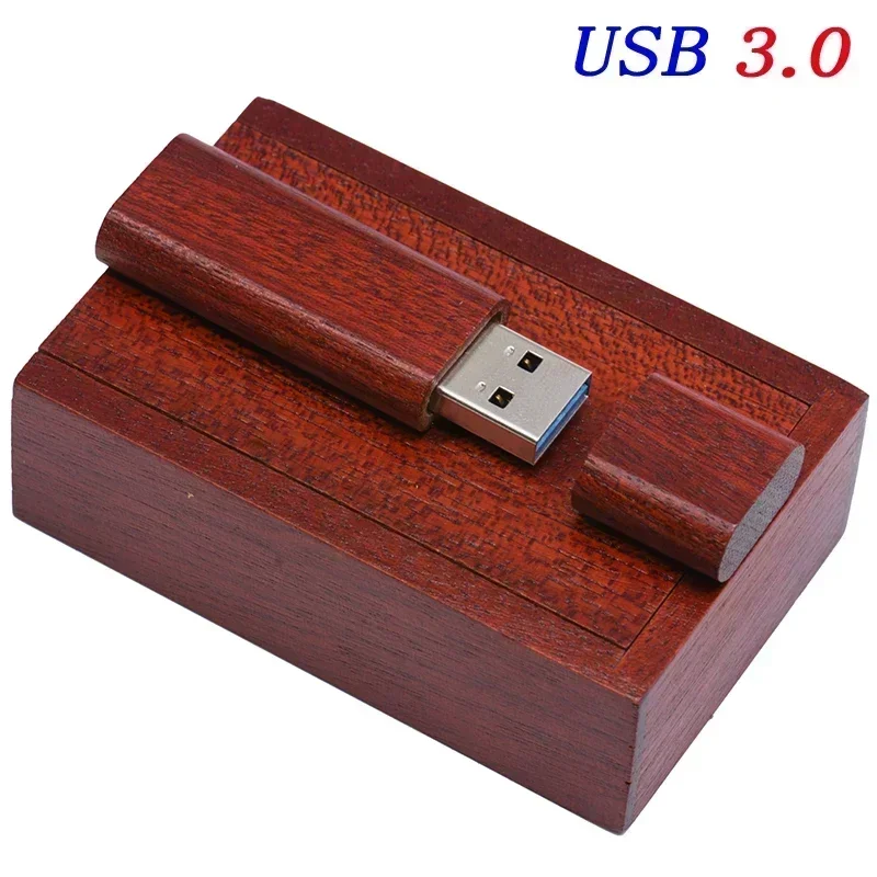 Red wood with box