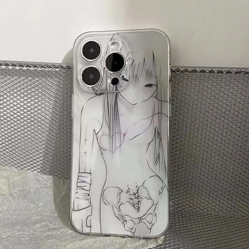 Estuche transparente de Anime de lujo para chica, sacrificio de sangre, para VIVO Y22S, Y17S, Y15S, Y33, Y35, Y36, Y21, 2021, Y21S, Y33S, V23, V25, V27 Pro, V29E, V30E - imagen 4