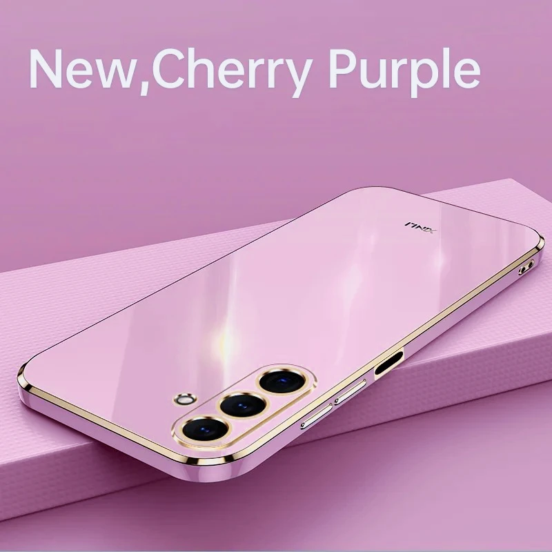 Para Samsung Galaxy A25 5G funda suave de TPU para Samsung Galaxy A25 5G cubierta protectora de cámara antihuellas