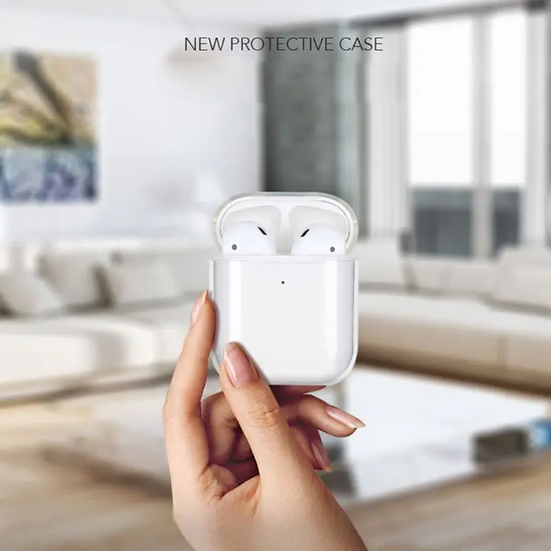 Funda TPU AirPods 1/2 Transparente Suave Antigolpes - imagen 5