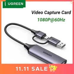 UGREEN Capturadora de Vídeo HDMI a USB-C 1080p 60 Hz