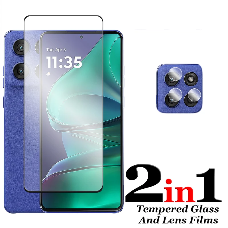 6 en 1 para Motorola Moto G Stylus 5G 2025 vidrio para Motorola Moto G Stylus 5G vidrio templado 2.5D película protectora de pantalla de cobertura completa - imagen 4