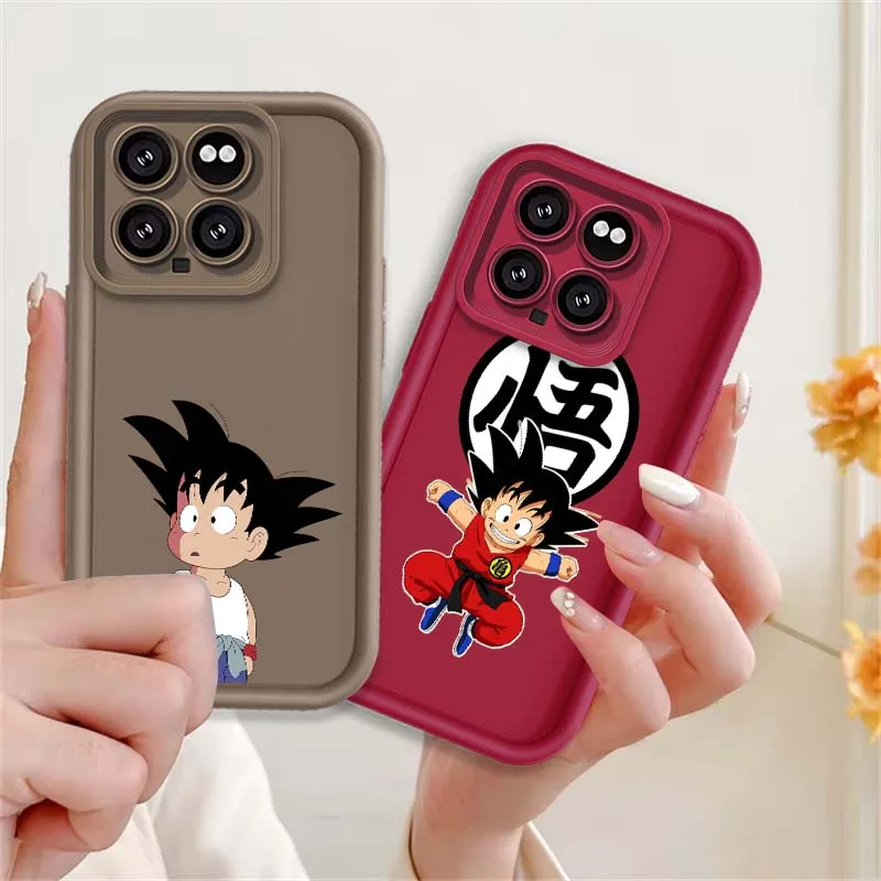 D-Dragon Ball dibujos animados Goku para Xiaomi Mi 17 15 14 13 12 14T 13T Pro Max Lite ojo escalera funda de teléfono - imagen 2