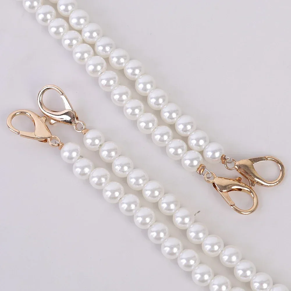Funda cruzada de perlas de lujo para teléfono, cordón, bolsas para teléfono móvil, cubierta para tarjetas, correa de cadena de perlas DIY, cuerda desmontable para el cuello de 110CM-20CM - imagen 4
