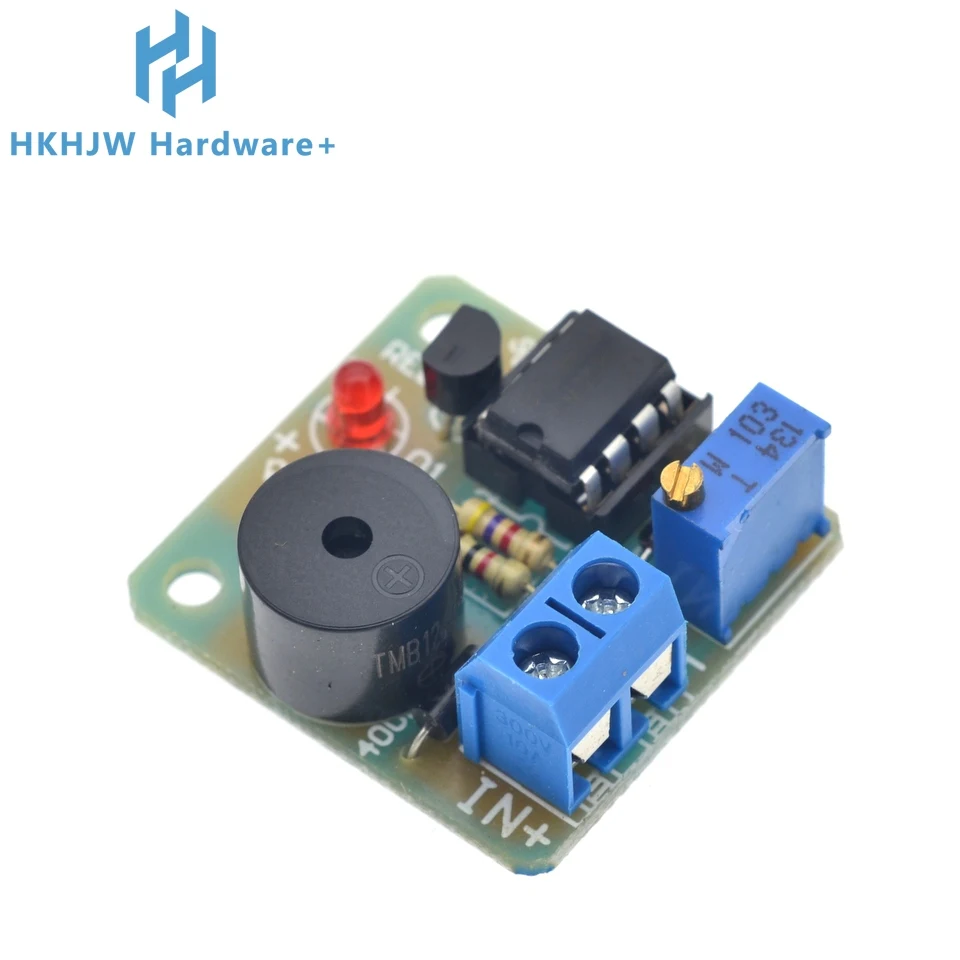 9V 12V LM358 acumulador de luz de sonido Placa de alarma zumbador evitar sobre descarga módulo controlador - imagen 3