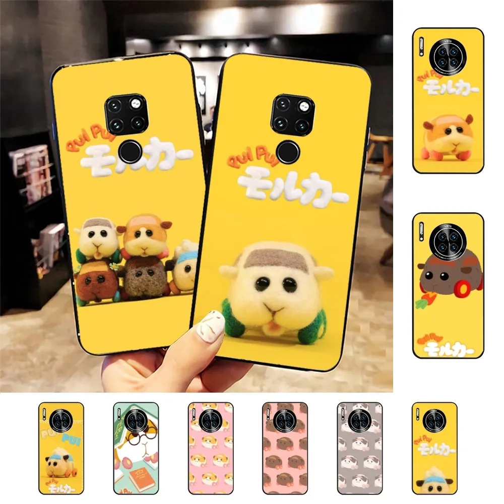 Funda de teléfono con dibujos animados bonitos PUI PUI MOLCAR para Redmi 8 9 10 pocoX3 pro para Samsung Note 10 20 para Huawei Mate 20 30 40 50 lite