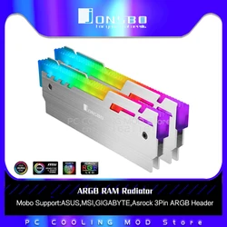 JONSBO Disipador RAM ARGB Cristal