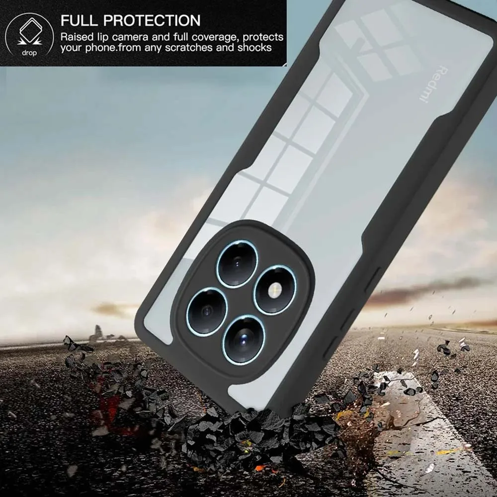 Funda completa 360 para Redmi Note 14 Pro Plus + Funda para Redmi Note 14 4G 5G A3 14C Funda protectora de pantalla para teléfono - imagen 4